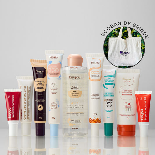 Kit Tudo Pele Seca e Ressecada + Ganhe Ecobag Bisyou