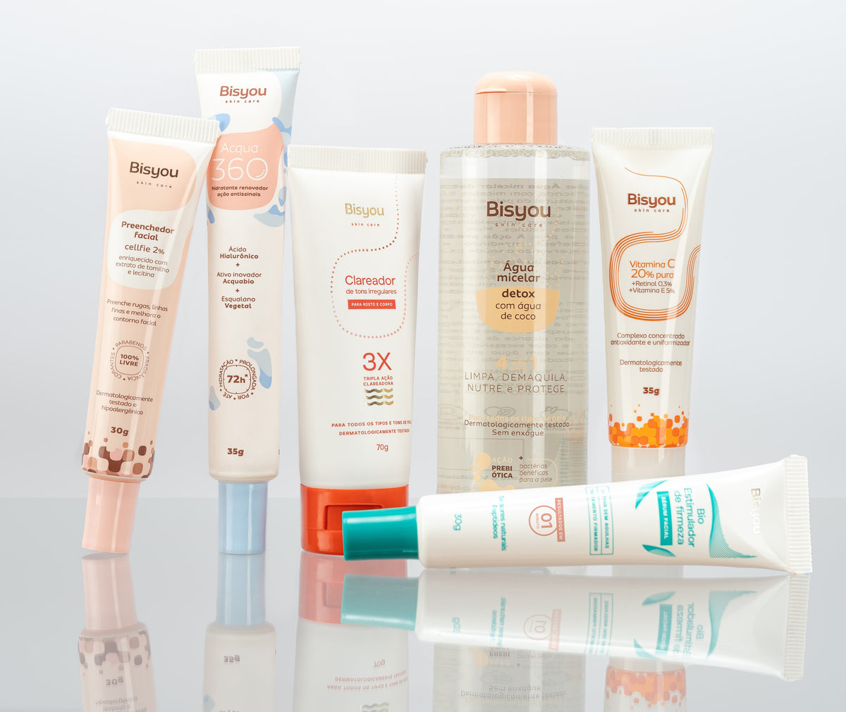 Rotina de skincare multifuncional: confira sugestões com até 3 produtos da Bisyou de acordo com a sua pele