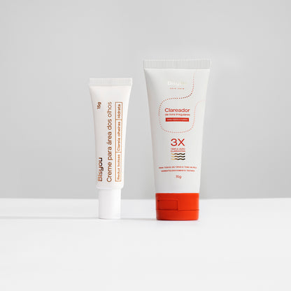 Kit Creme para Área dos Olhos + Clareador de Tons Irregulares