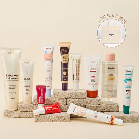Kit Tudo Pele Seca e Ressecada + Ganhe Ecobag Bisyou