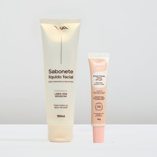 Kit Sabonete Líquido Facial + Preenchedor Facial em Gel