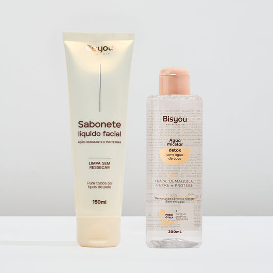 Kit Sabonete Líquido Facial + Água Micelar Detox