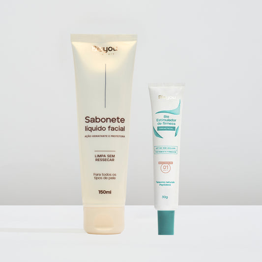 Kit Sabonete Líquido Facial + Bio Estimulador de Firmeza Bisyou