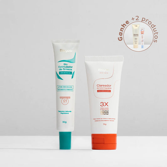 Kit Clareador de Tons Irregulares + Bio Estimulador + Ganhe Sabonete e Hidratante Acqua 360