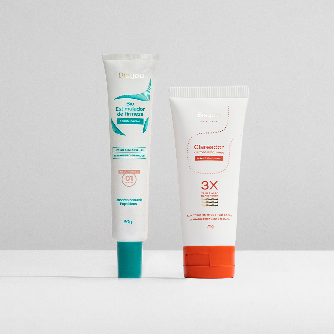 Kit Bio Estimulador de Firmeza + Clareador de Tons Irregulares