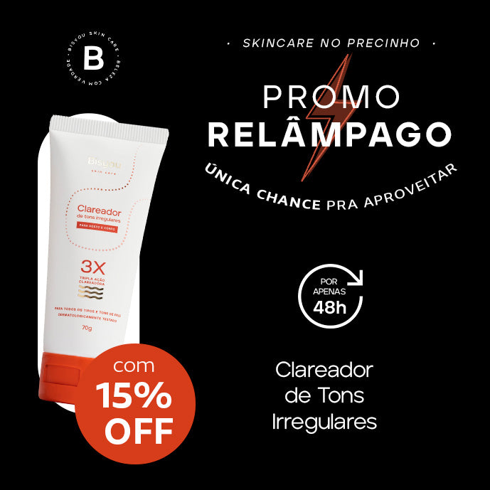 Promo relâmpago Clareador com 15%OFF