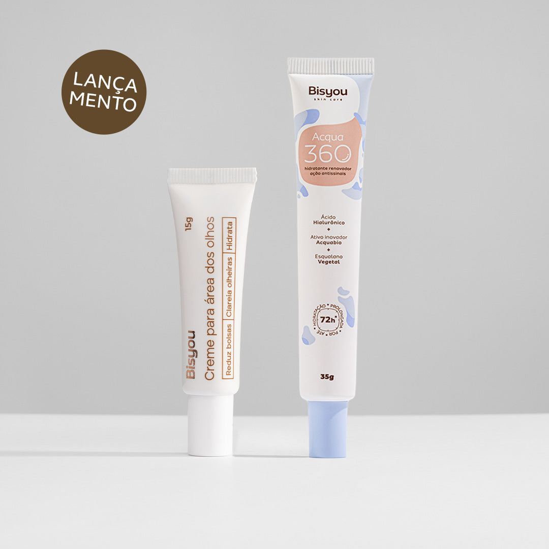 Kit Creme para Área dos Olhos + Hidratante Acqua 360