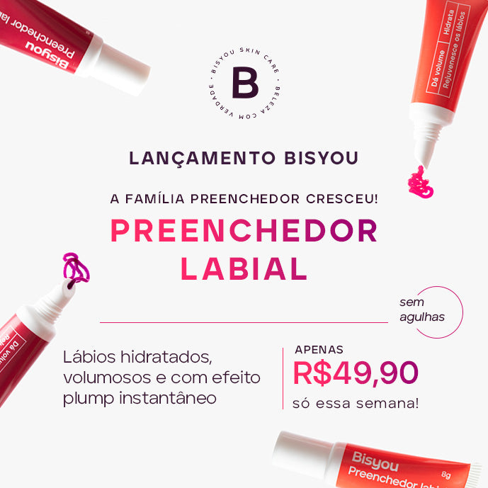 Lançamento Preenchedor labial